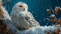 Tawny Owl snow