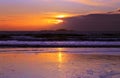 Tawny Sunset Whitesands Bay Royalty Free Stock Photo