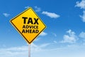 Tax advice concept Royalty Free Stock Photo