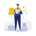 Tax already paid flat illustration