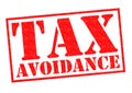 TAX AVOIDANCE Royalty Free Stock Photo