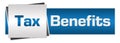 Tax Benefits Blue Grey Horizontal