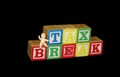 Tax Break Graphic Royalty Free Stock Photo