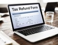 Tax Credits Claim Form Concept