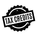 Tax Credits rubber stamp Royalty Free Stock Photo