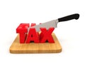 Tax Cut Concept Royalty Free Stock Photo