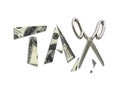 Tax cuts Royalty Free Stock Photo