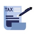 tax day form Royalty Free Stock Photo