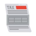 tax day form Royalty Free Stock Photo