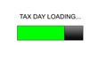 Tax day loading Progress bar