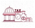 Tax day set icons