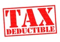 TAX DEDUCTIBLE Royalty Free Stock Photo