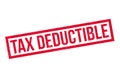 Tax Deductible rubber stamp Royalty Free Stock Photo
