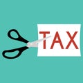 Tax Deduction. Business Concept