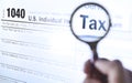 Tax form 1040