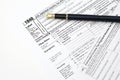 Tax forms Royalty Free Stock Photo