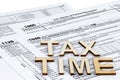 The tax forms 1040,1120,1065. Tax Day concept Royalty Free Stock Photo