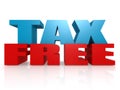 Tax free Royalty Free Stock Photo