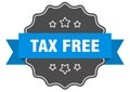 tax free label Royalty Free Stock Photo