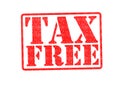 TAX FREE Rubber Stamp Royalty Free Stock Photo