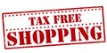 Tax free shopping Royalty Free Stock Photo