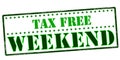 Tax free weekend Royalty Free Stock Photo