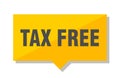 Tax free price tag