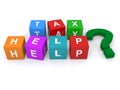 Tax help sign