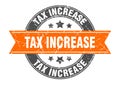 tax increase stamp Royalty Free Stock Photo