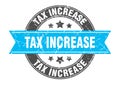 tax increase stamp Royalty Free Stock Photo