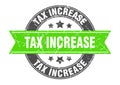 tax increase stamp Royalty Free Stock Photo