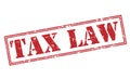 Tax law stamp Royalty Free Stock Photo
