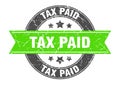 tax paid stamp Royalty Free Stock Photo