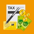 Tax payment Royalty Free Stock Photo
