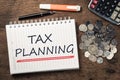 Tax Planning Royalty Free Stock Photo