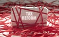 Tax reform red tape Royalty Free Stock Photo