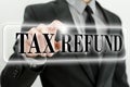 Tax refund Royalty Free Stock Photo