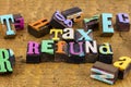 Tax refund income federal state earnings investment revenue