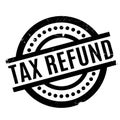 Tax Refund rubber stamp Royalty Free Stock Photo