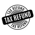 Tax Refund rubber stamp Royalty Free Stock Photo