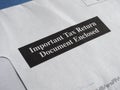 Tax return document Royalty Free Stock Photo