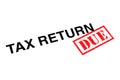 Tax Return Due Royalty Free Stock Photo