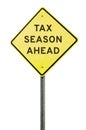 Tax Season Ahead Royalty Free Stock Photo