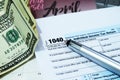 Tax Season: 1040 U.S. Individual Income Tax Return Form