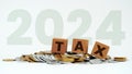 TAX 2024 Royalty Free Stock Photo