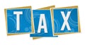 Tax Technical Blocks Royalty Free Stock Photo
