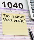 Tax time. Royalty Free Stock Photo
