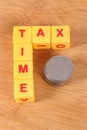 Tax time Royalty Free Stock Photo