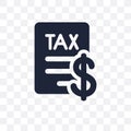Tax transparent icon. Tax symbol design from Payment collection.