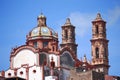 Taxco cathedral in guerrero mexico III Royalty Free Stock Photo